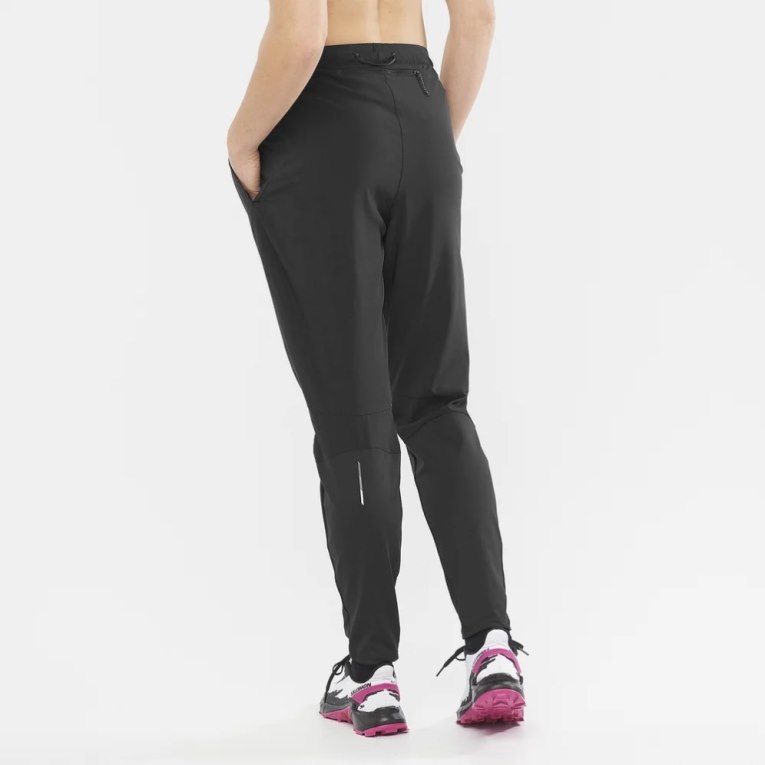 Salomon Cross Run Women's Sport Pants Black | CA 31I47